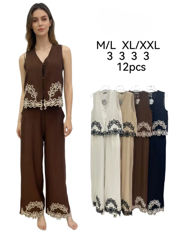 Komplet damskie Roz M/L-XL-2XL, Mix Kolor Paczka 12 szt 1